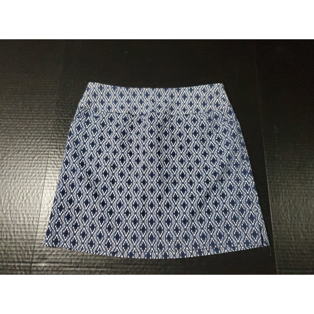 Elloit Lauren Mosaic Print Pull On Skort Blue‎ Size 6